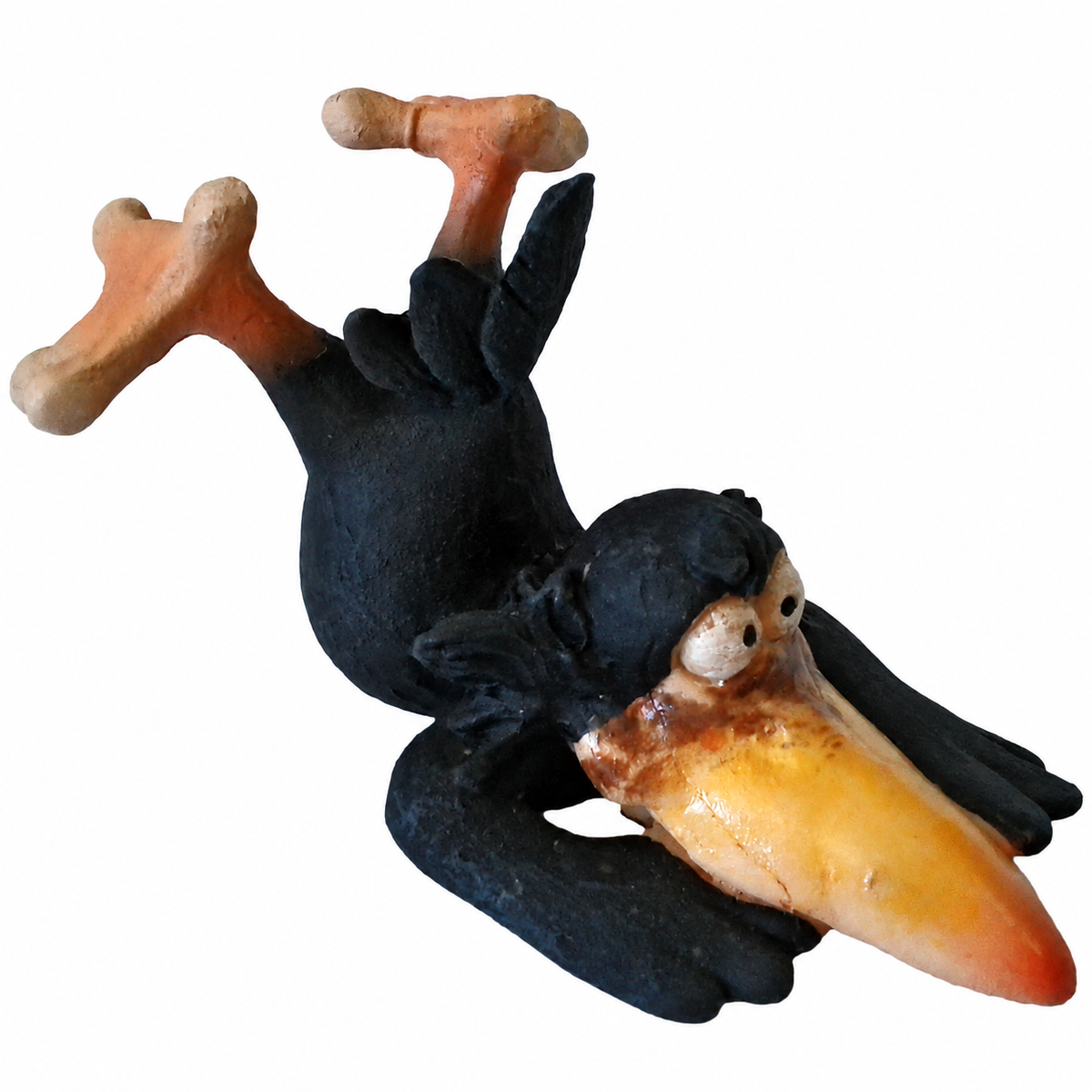 Crow Handstand Figurine