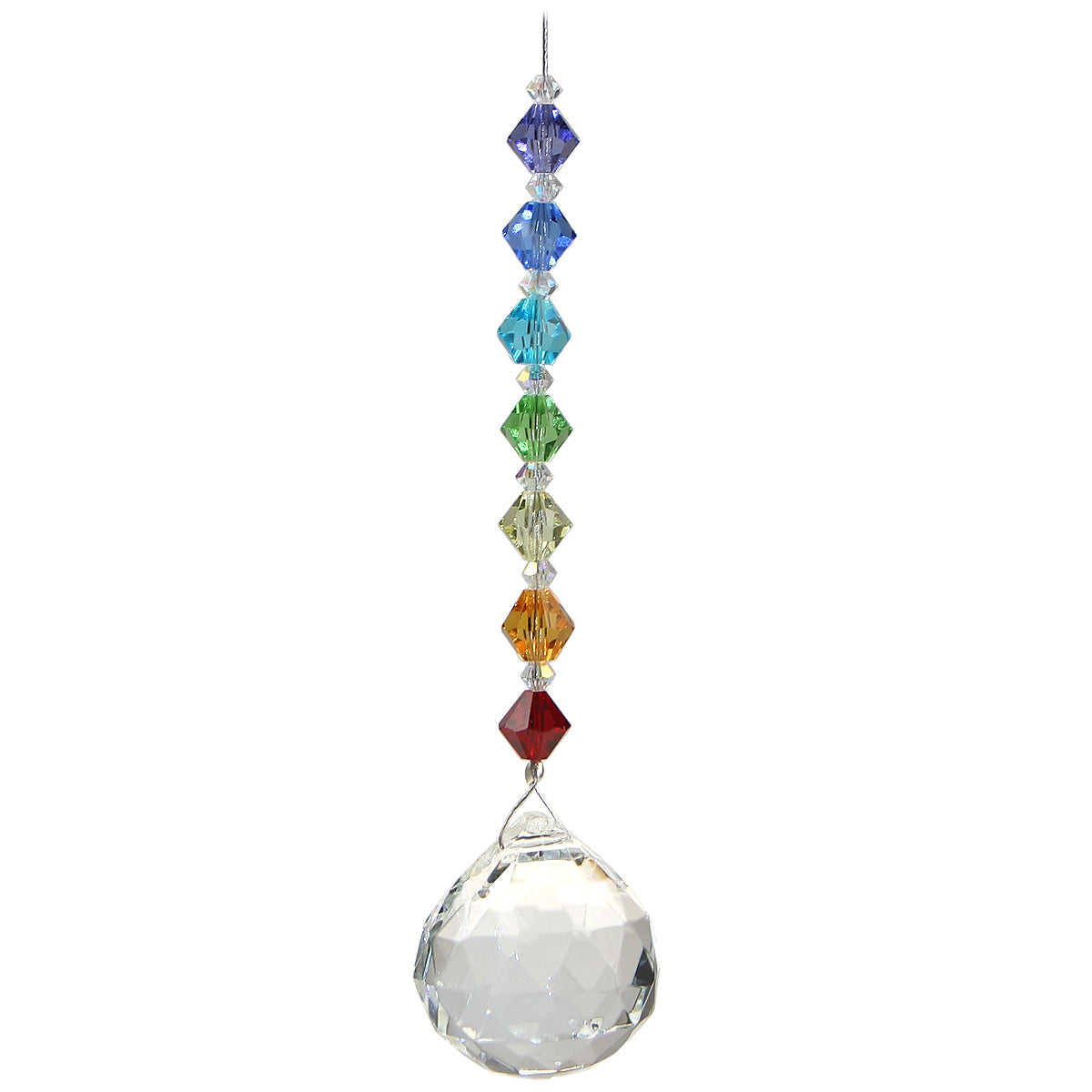 Chakra Bicone Crystal Sphere Suncatcher