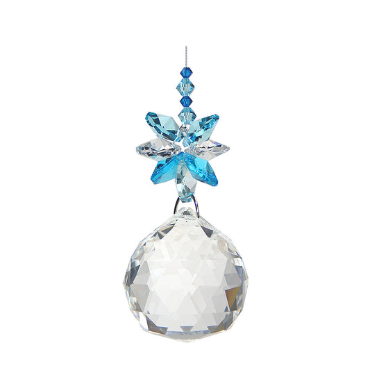 Crystal Bloom Sphere Drop Suncatcher