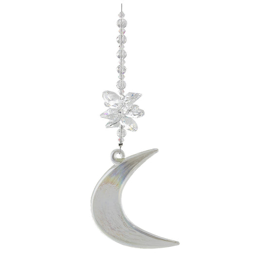 Crystal Moon Suncatcher