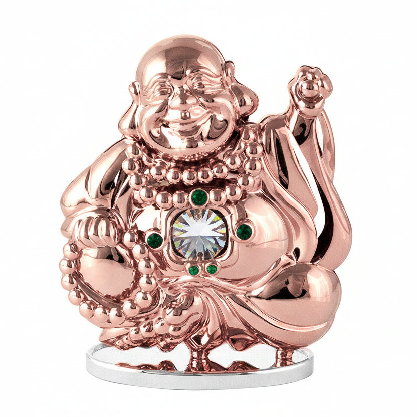 Crystocraft Buddha Statue Ornament with Bohemia Crystals
