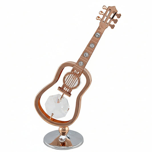 Crystocraft Guitar Ornament with Bohemia Crystals
