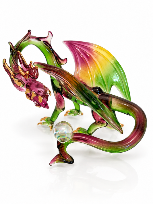 Dragon with Crystal Orb