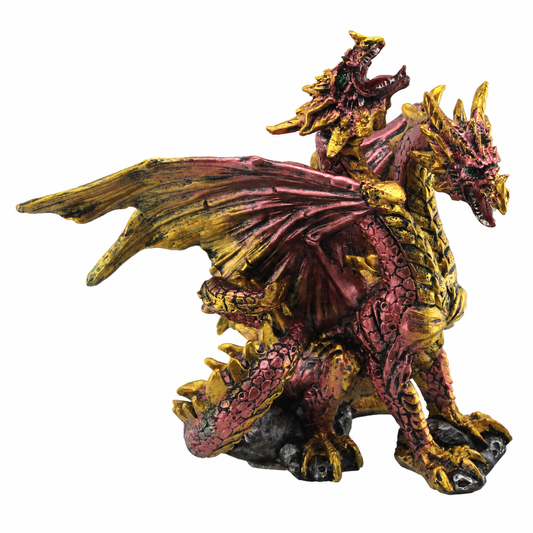Two-Headed Dragon Figurine