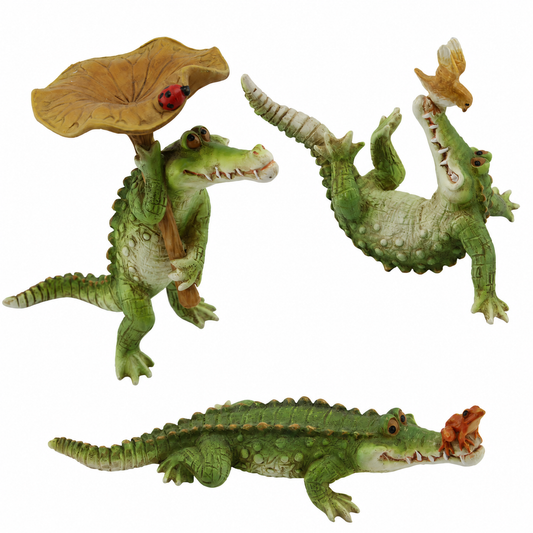 Crocodile Set Figurine
