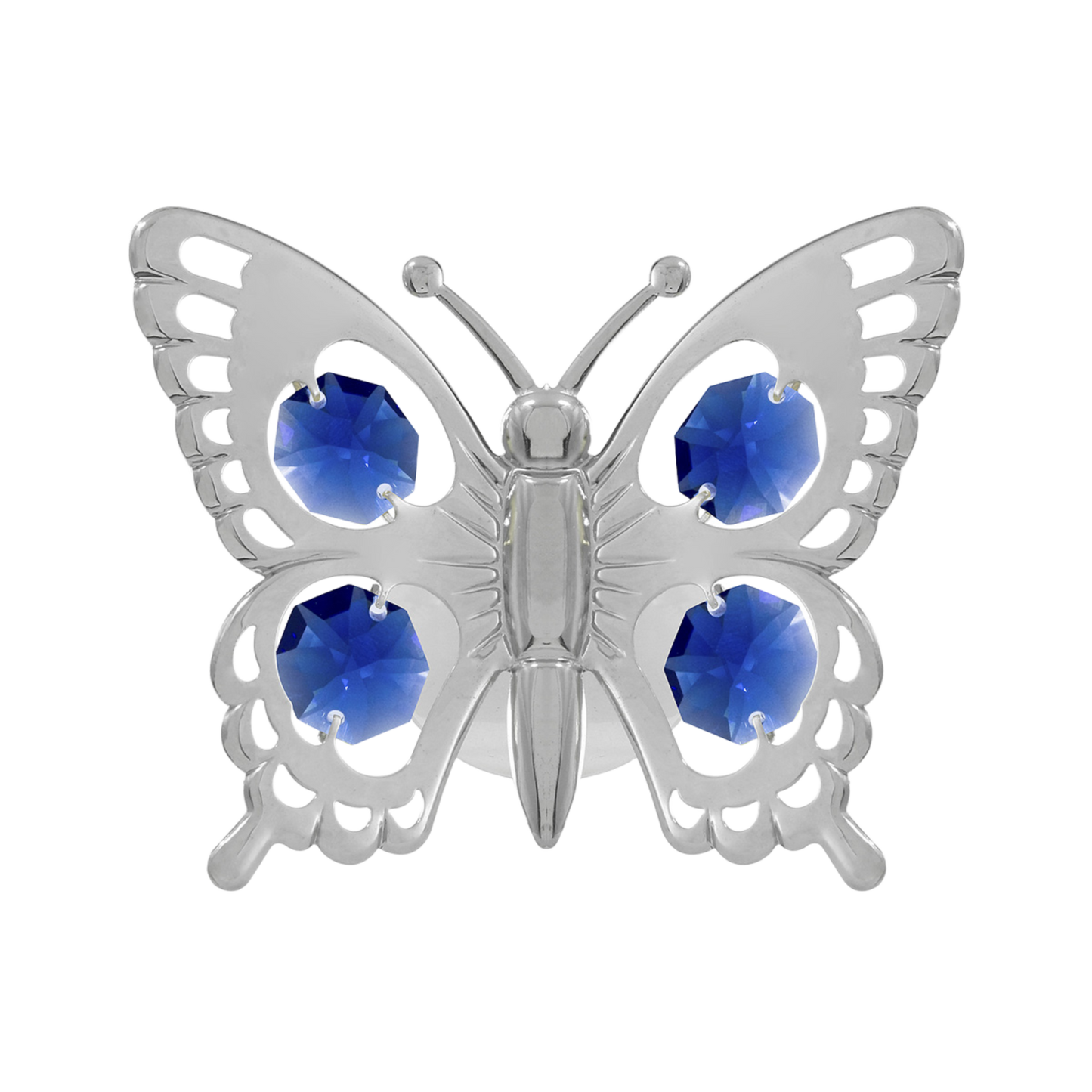 Crystocraft Swallowtail Butterfly Suction Cup Ornament with Bohemia Crystals