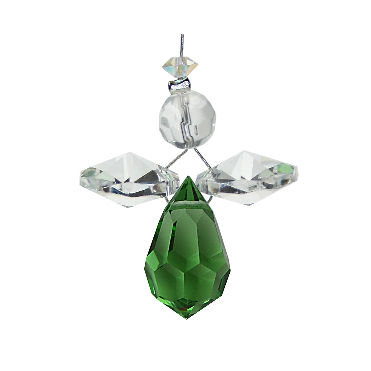 Little Flying Angel Crystal Suncatcher