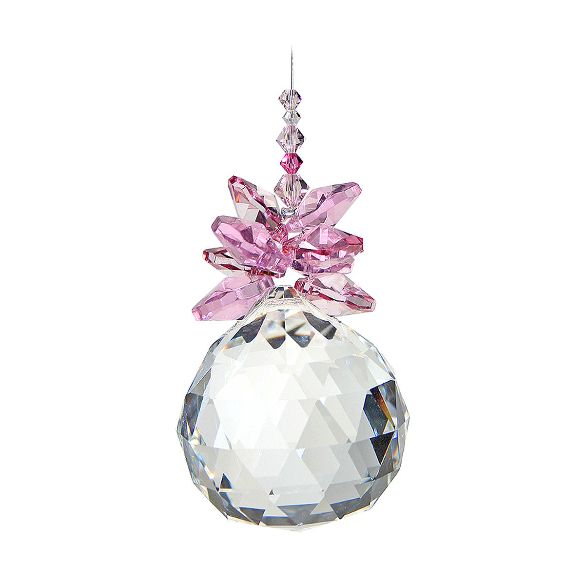 Crystal Cluster Sphere Drop Suncatcher