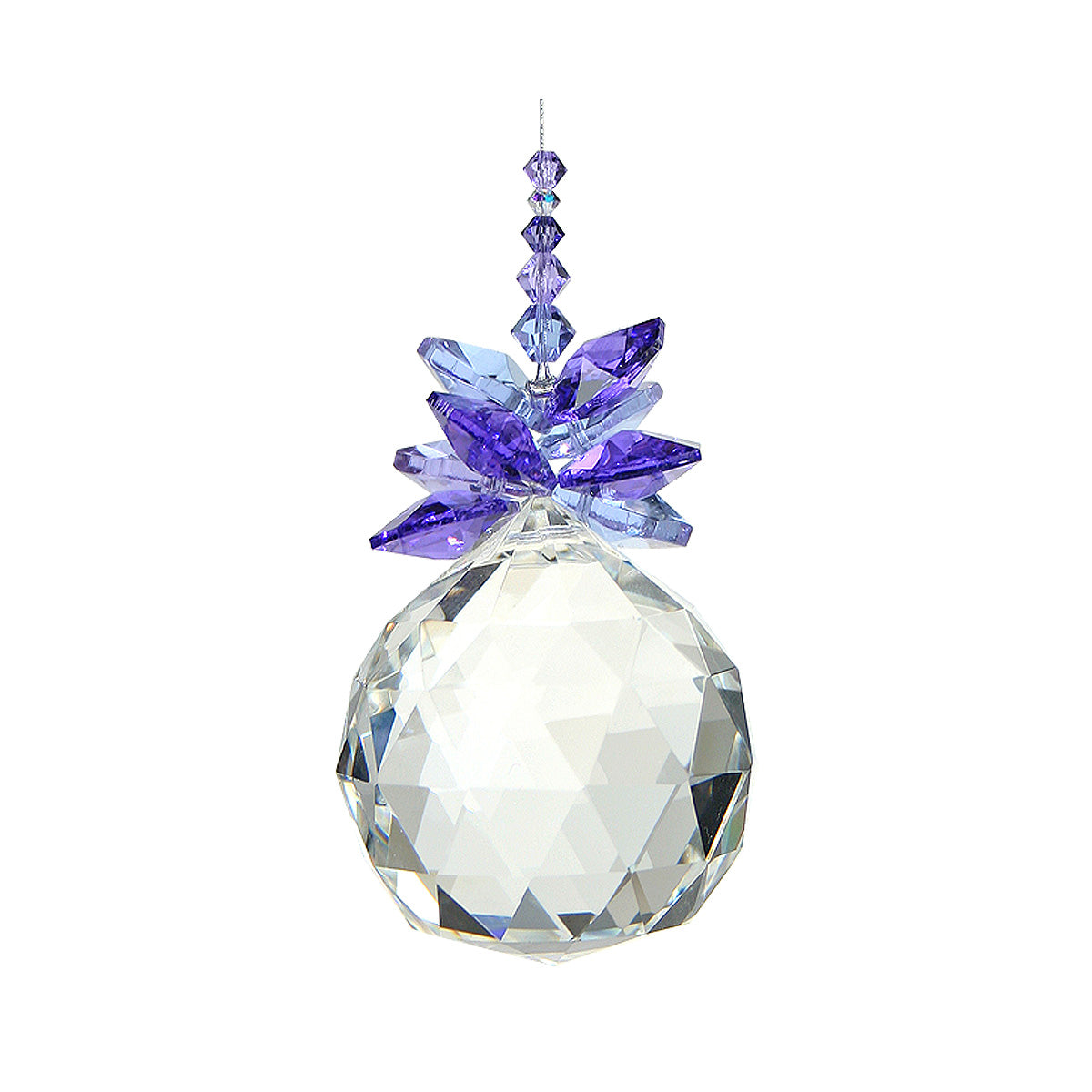 Crystal Cluster Sphere Drop Suncatcher