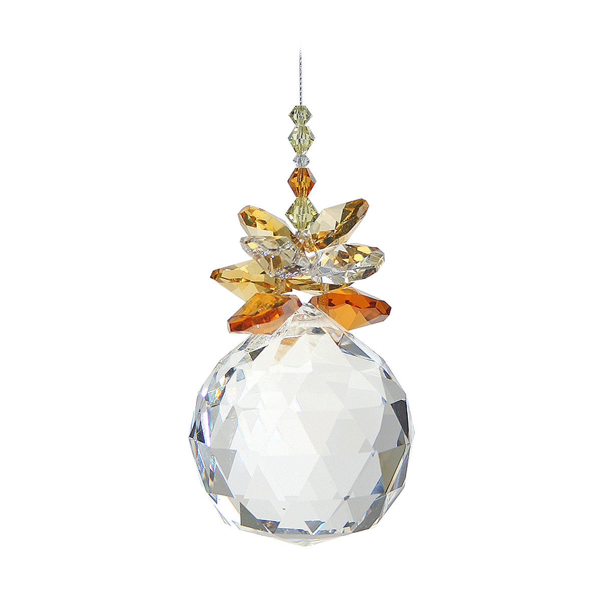 Crystal Cluster Sphere Drop Suncatcher