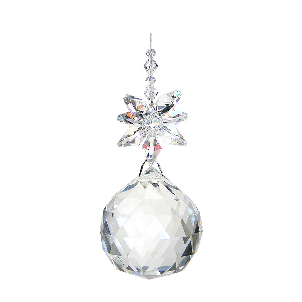 Crystal Bloom Sphere Drop Suncatcher