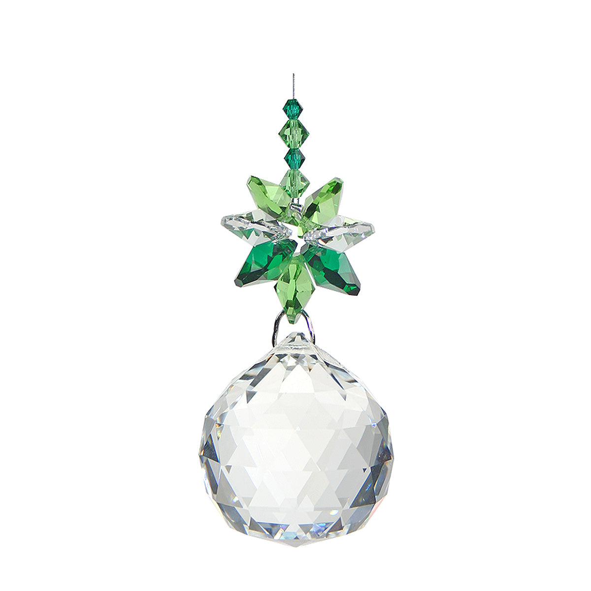 Crystal Bloom Sphere Drop Suncatcher