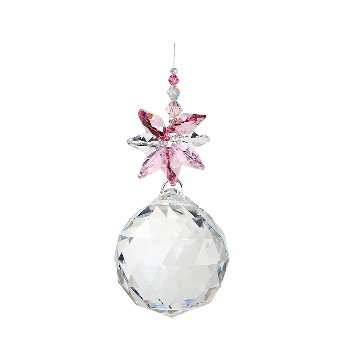 Crystal Bloom Sphere Drop Suncatcher