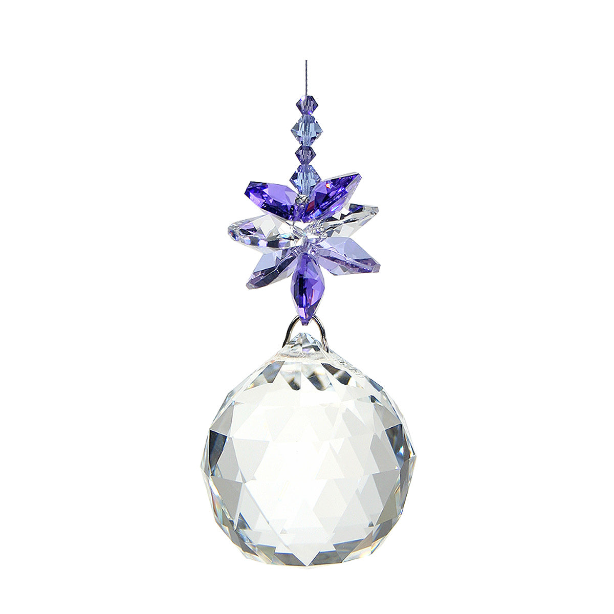 Crystal Bloom Sphere Drop Suncatcher