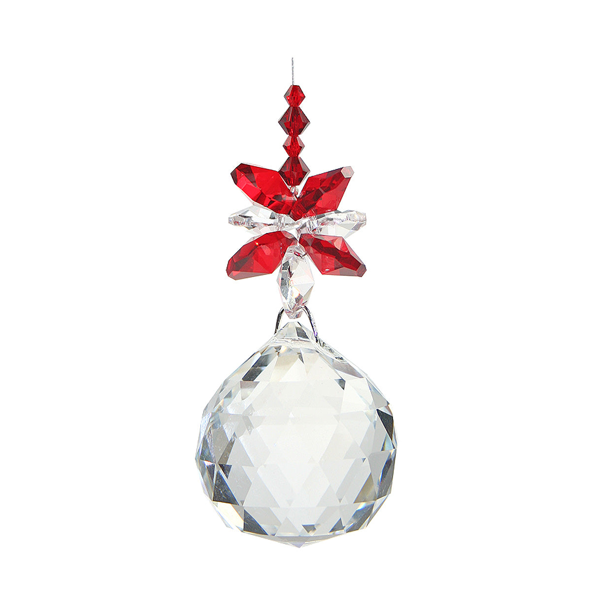 Crystal Bloom Sphere Drop Suncatcher