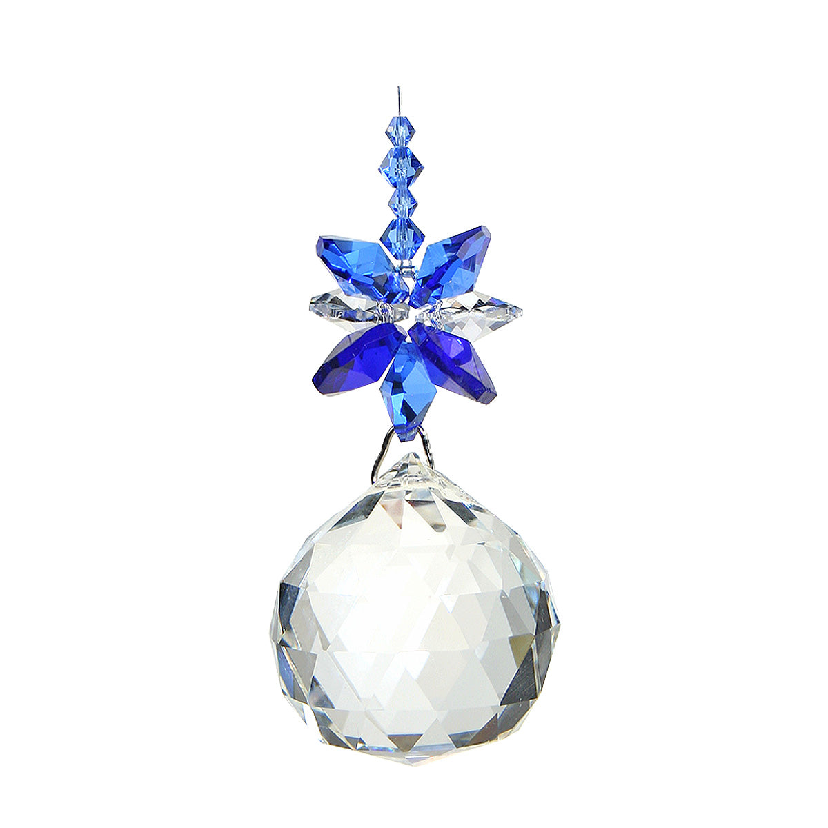 Crystal Bloom Sphere Drop Suncatcher