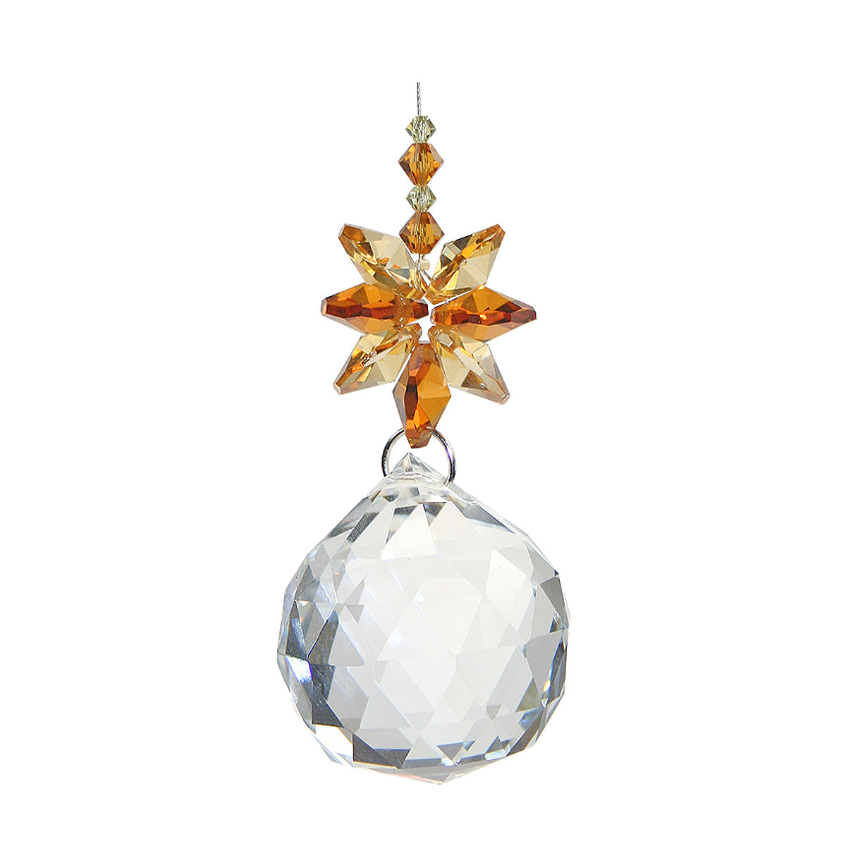 Crystal Bloom Sphere Drop Suncatcher