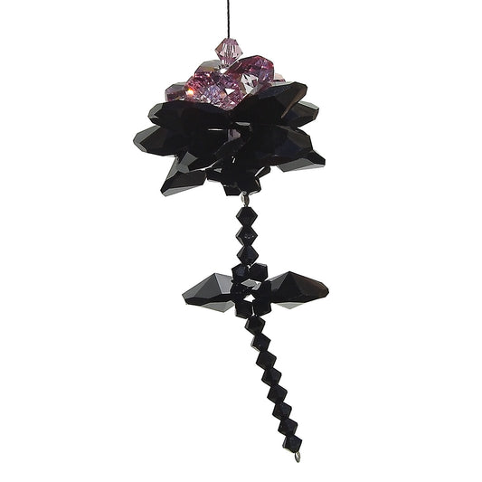 Crystal Rose Suncatcher