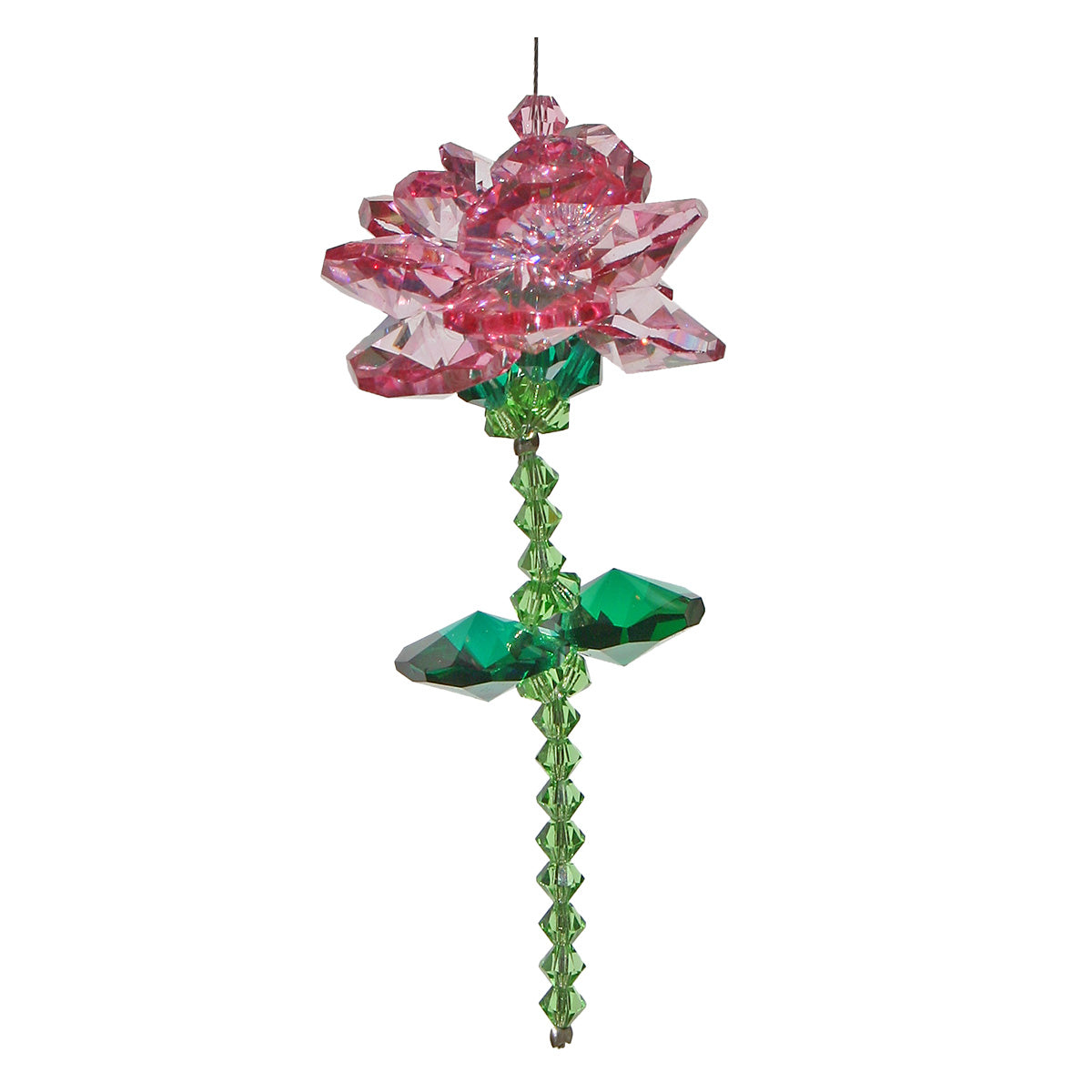 Crystal Rose Suncatcher
