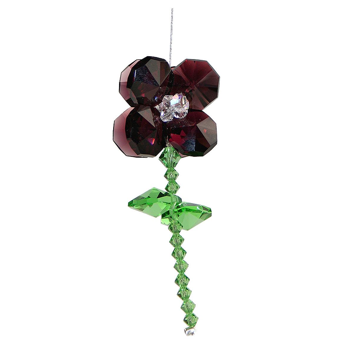 Crystal Flower Suncatcher