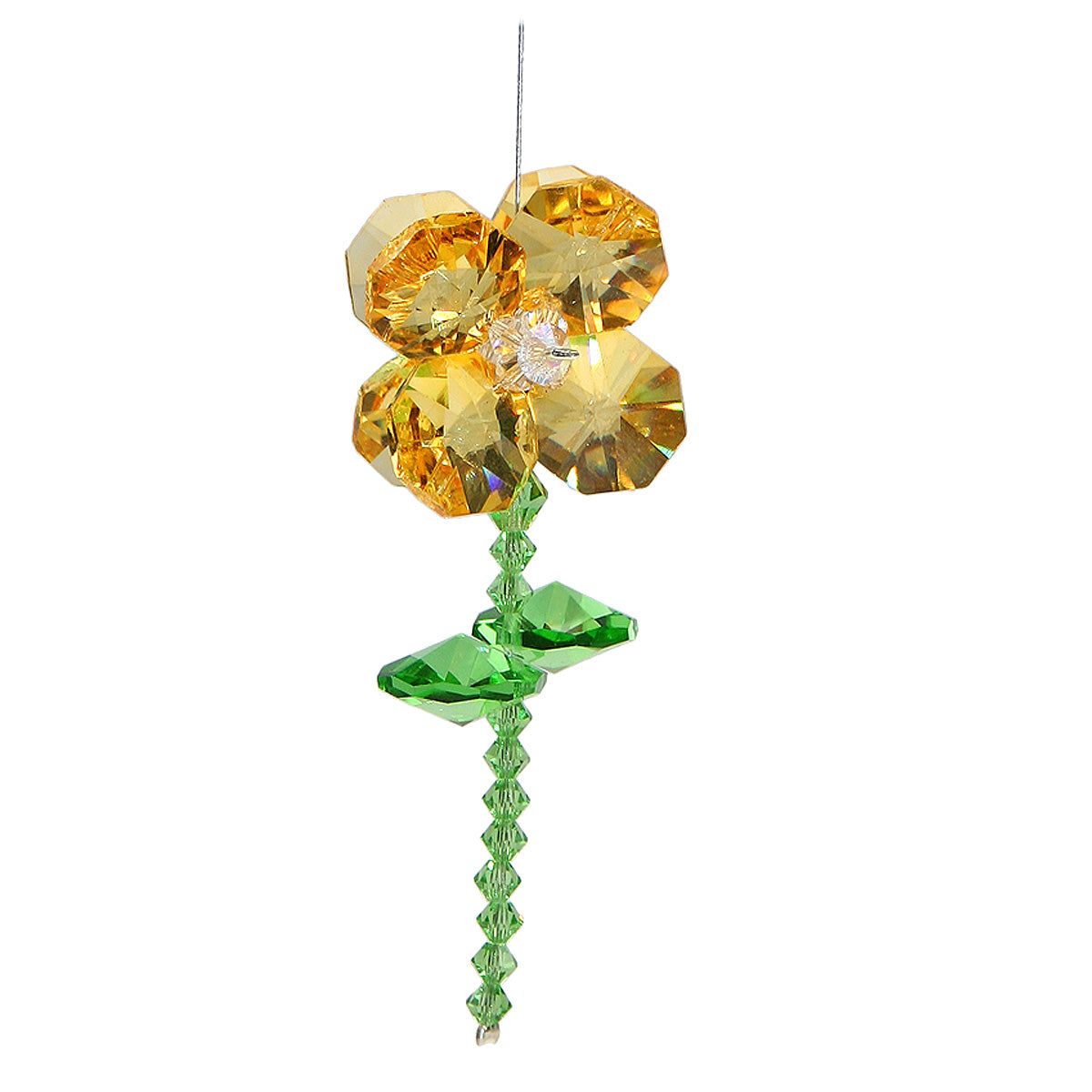 Crystal Flower Suncatcher