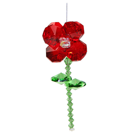 Crystal Flower Suncatcher