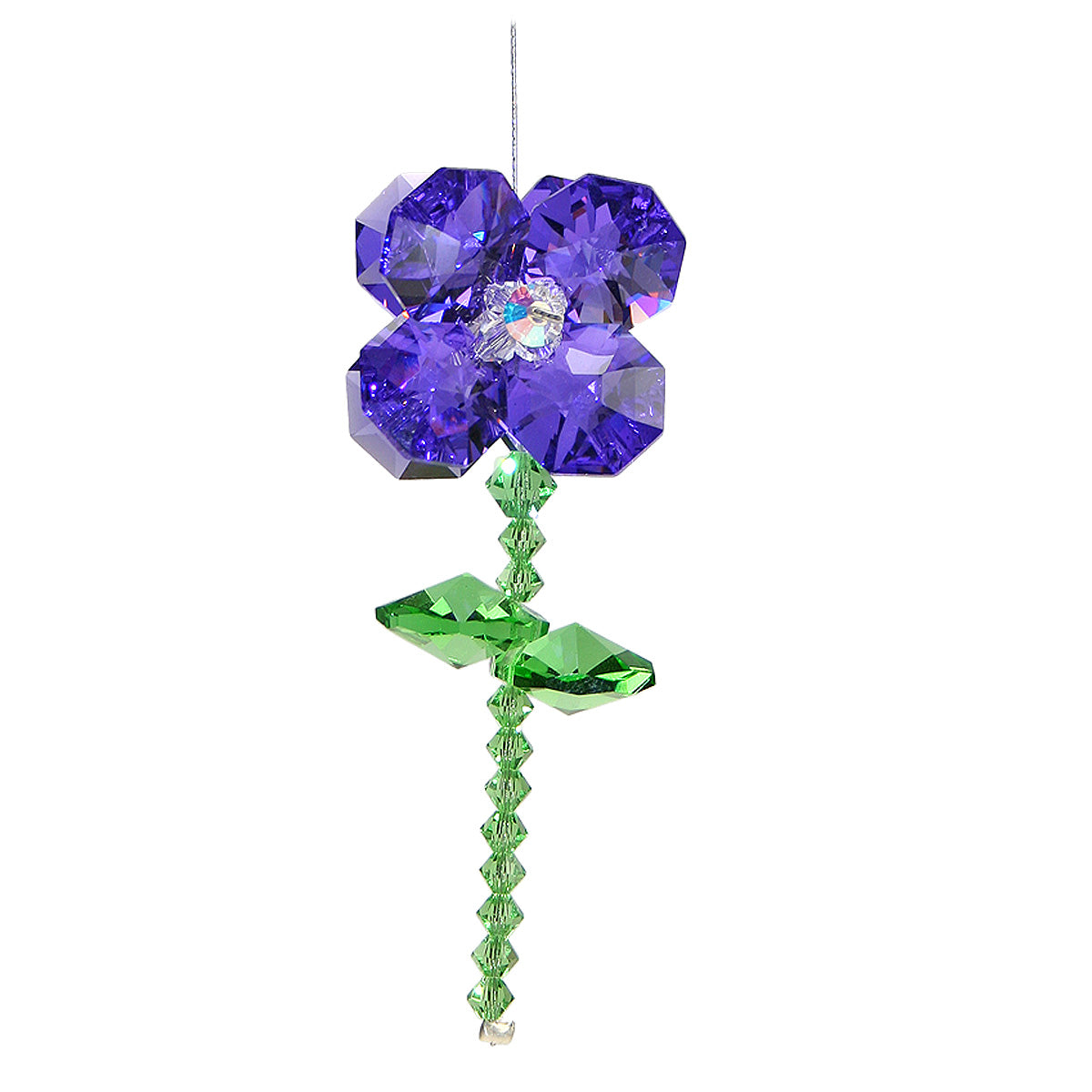 Crystal Flower Suncatcher