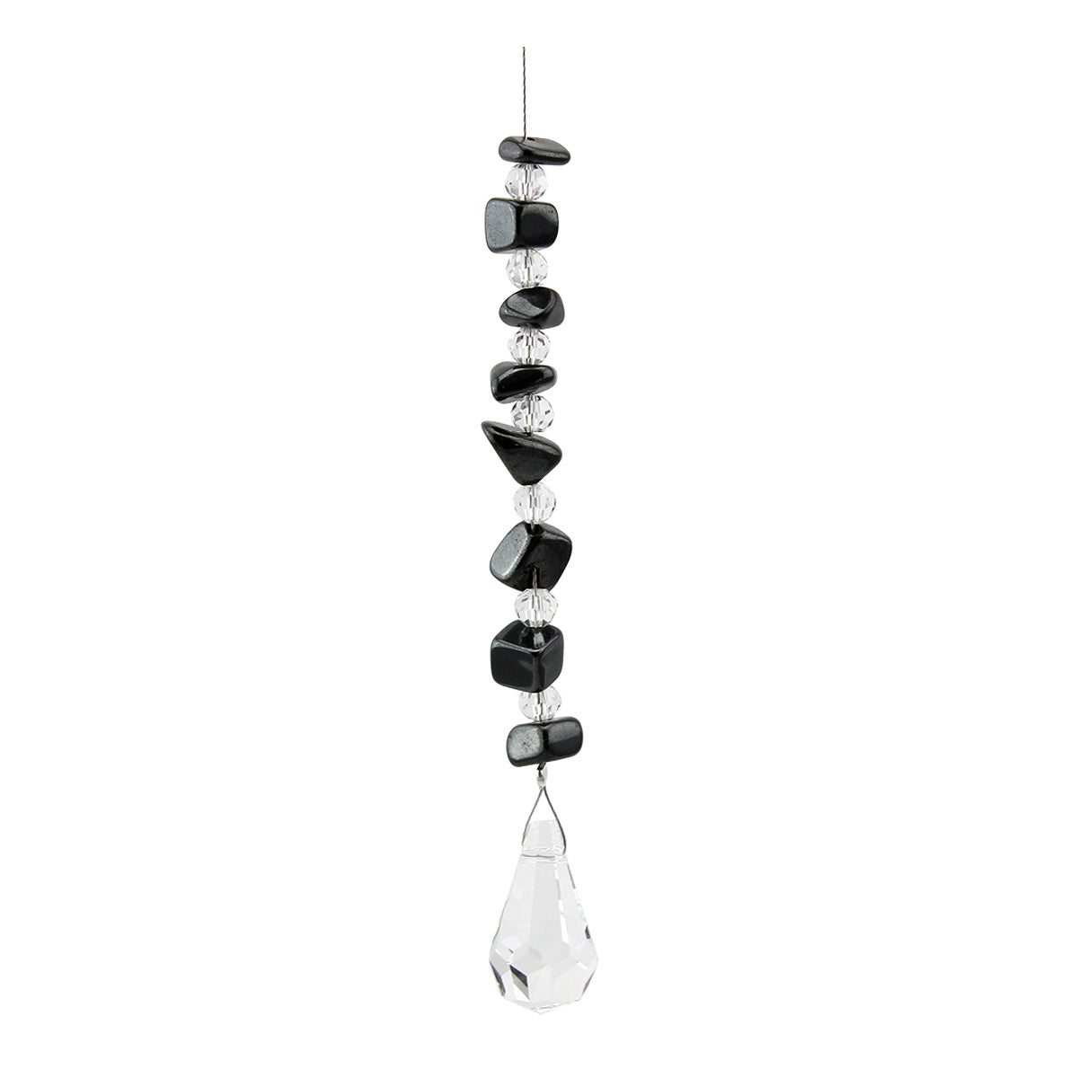 Gem Chip Crystal Suncatcher with Tear Drop