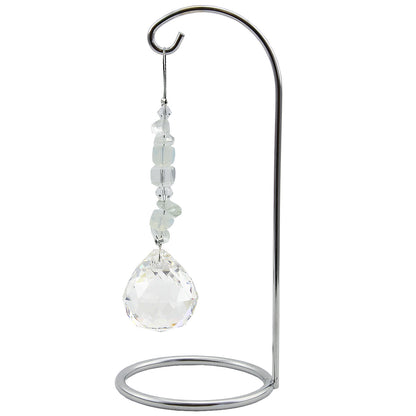 Gem Chip with Sphere Crystal Suncatcher on Stand