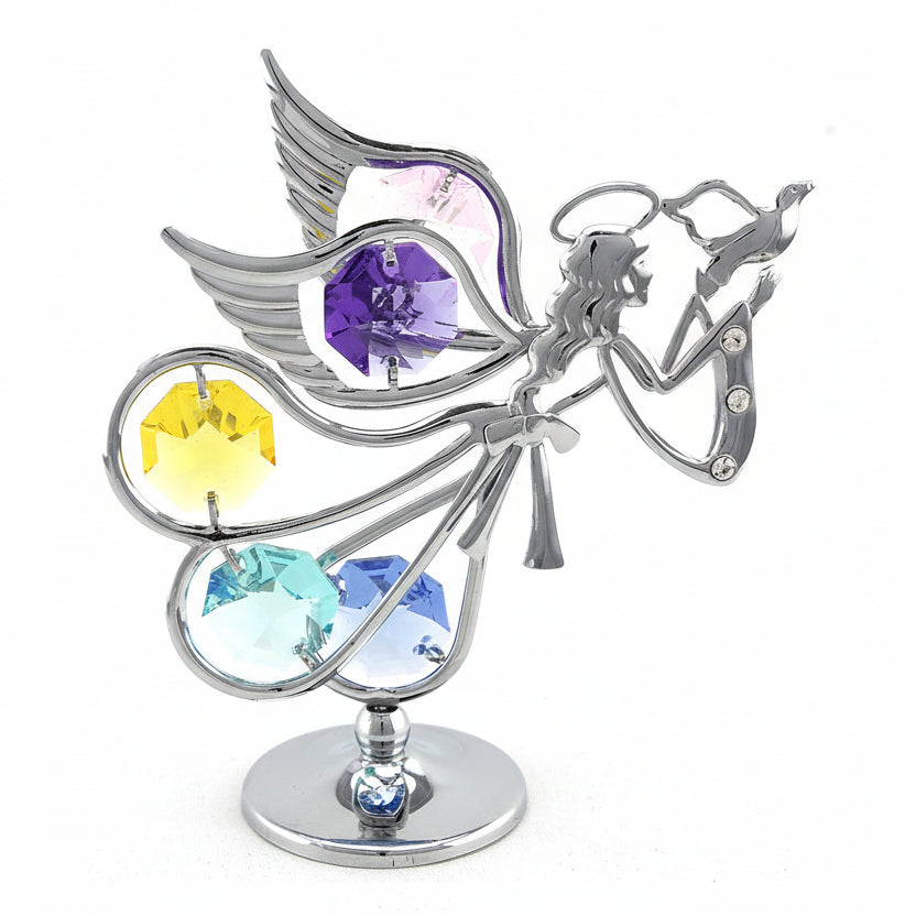 Crystocraft Angel Ornament with Bohemia Crystals