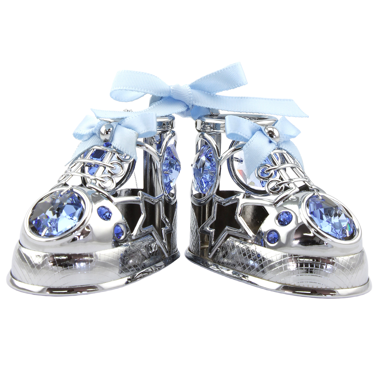 Crystocraft Baby Shoes Ornament with Bohemia Crystals