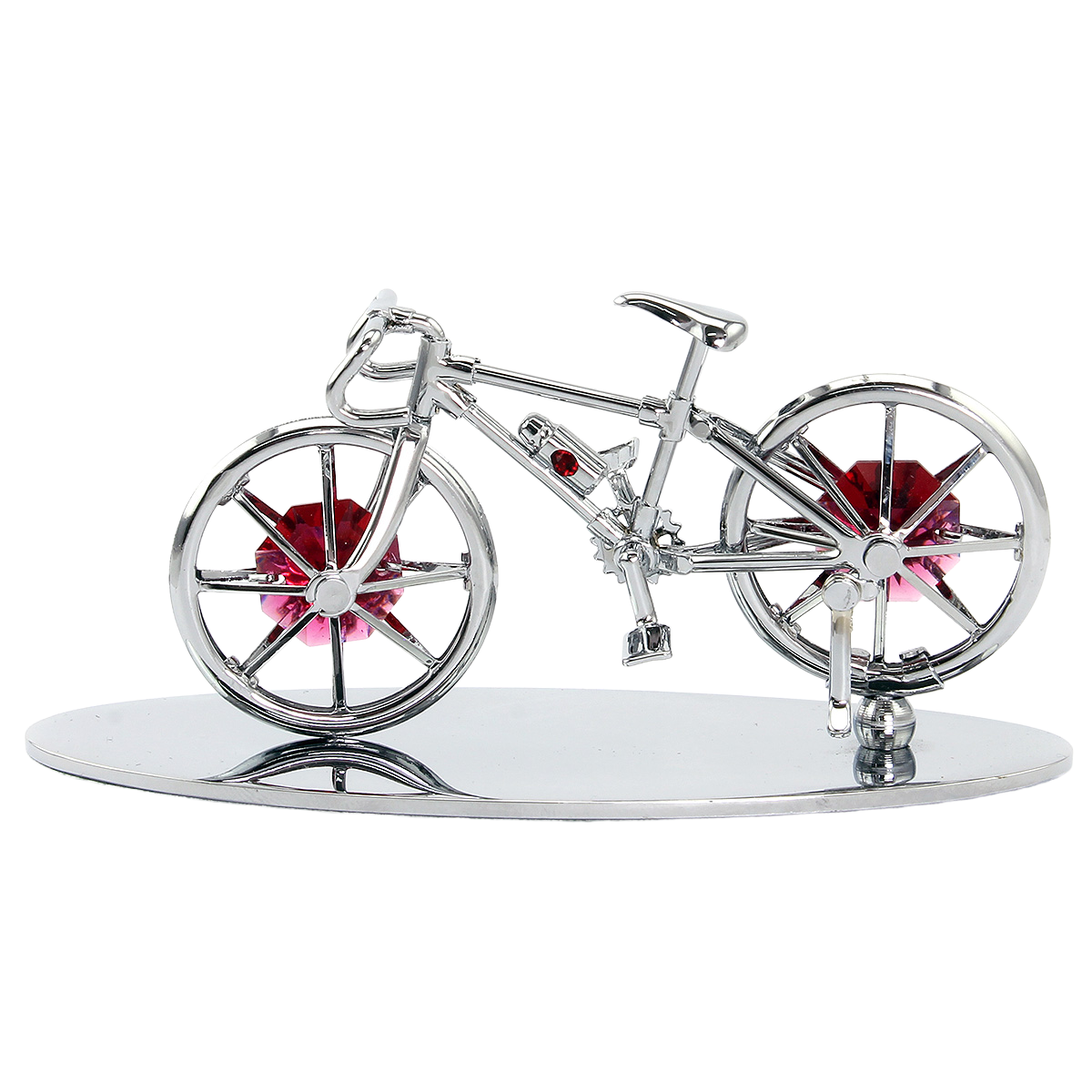 Crystocraft Bicycle Ornament with Bohemia Crystals