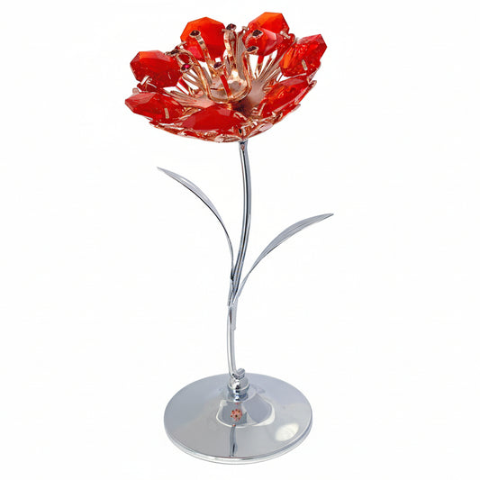 Crystocraft Sunflower Ornament with Bohemia Crystals