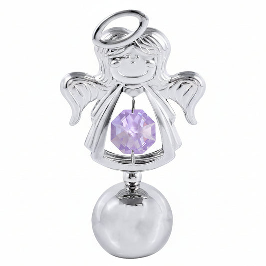 Crystocraft Sweetie Angel Ornament with Bohemia Crystals