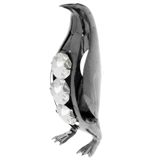 Crystocraft Penguin Ornament with Bohemia Crystals