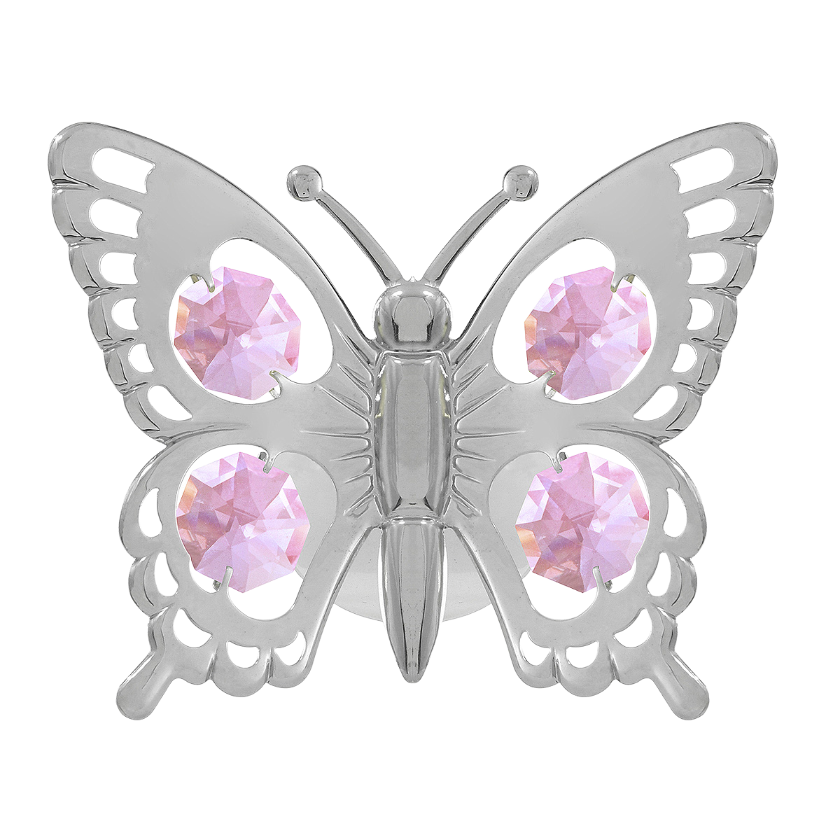 Crystocraft Swallowtail Butterfly Suction Cup Ornament with Bohemia Crystals