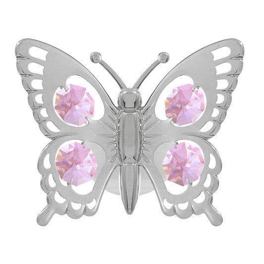 Crystocraft Swallowtail Butterfly Suction Cup Ornament with Bohemia Crystals