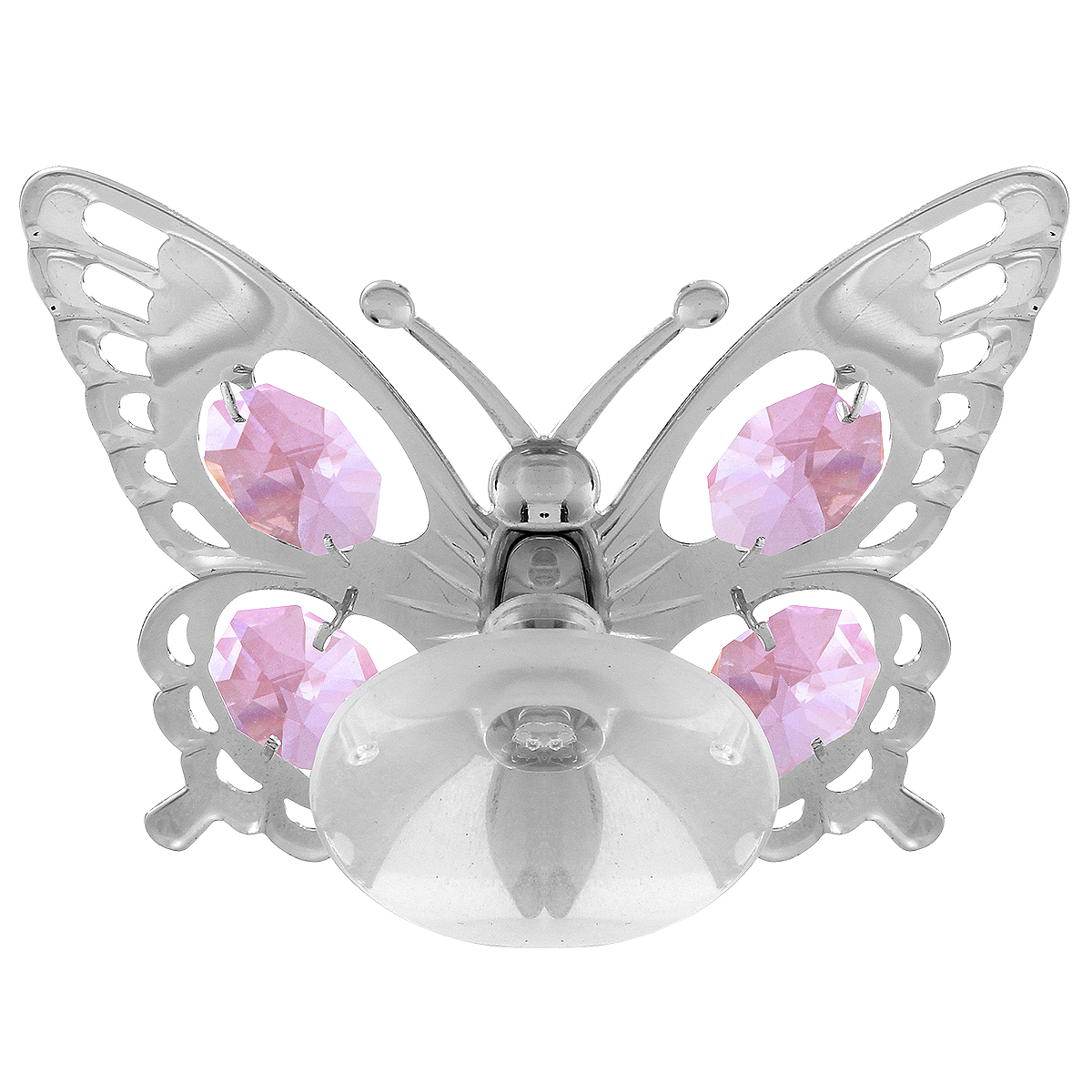 Crystocraft Swallowtail Butterfly Suction Cup Ornament with Bohemia Crystals