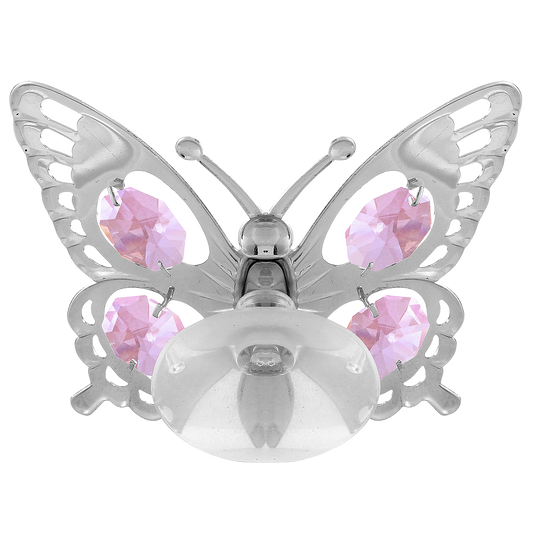 Crystocraft Swallowtail Butterfly Suction Cup Ornament with Bohemia Crystals