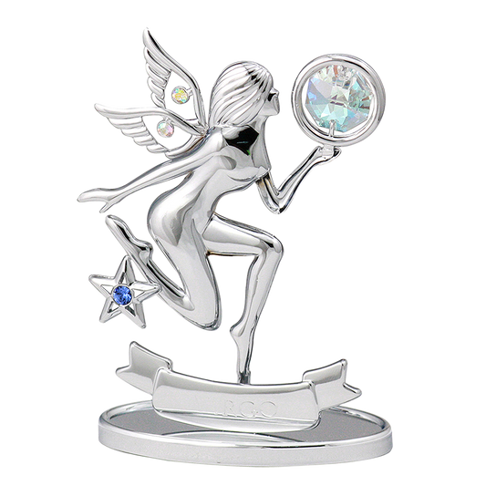 Crystocraft Virgo Zodiac Ornament with Bohemia Crystals